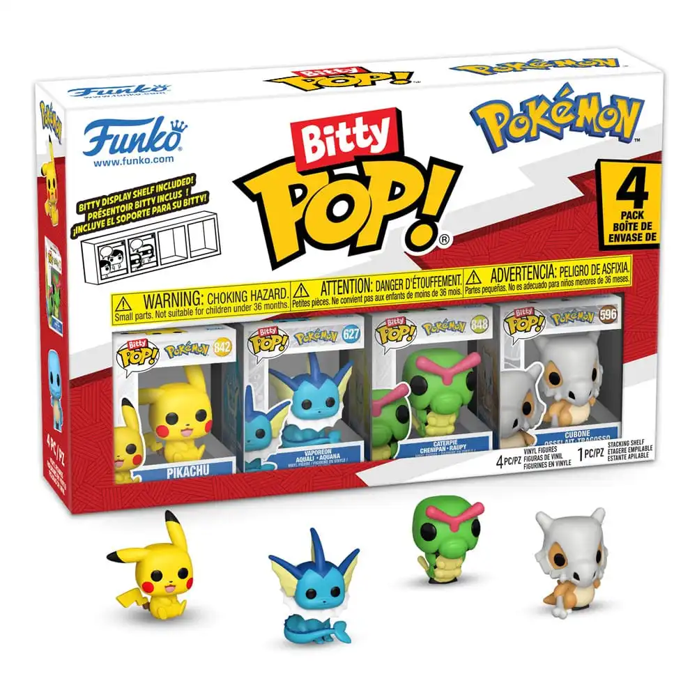 Pokémon Bitty POP! Vinyl Figure 4-Pack Series 1 - 2 cm